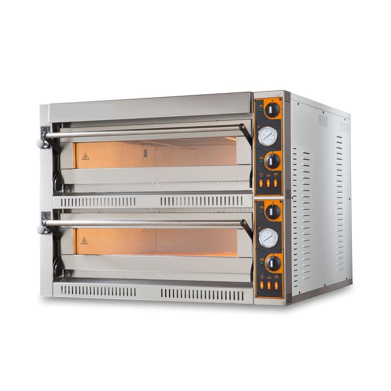 Forno Elettrico per Pizze Eco 4 Nero 230V-400V per Cucinare in Modo  Sostenibile